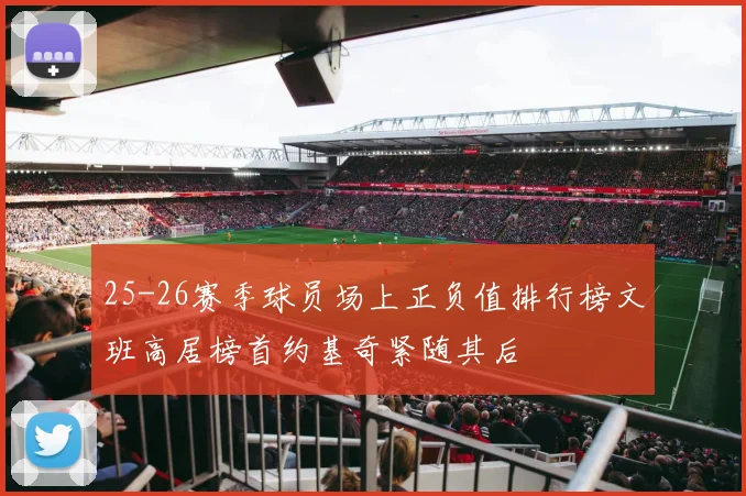 25-26赛季球员场上正负值排行榜文班高居榜首约基奇紧随其后